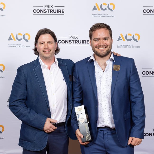 Lauréat du prix Construire de l’ACQ